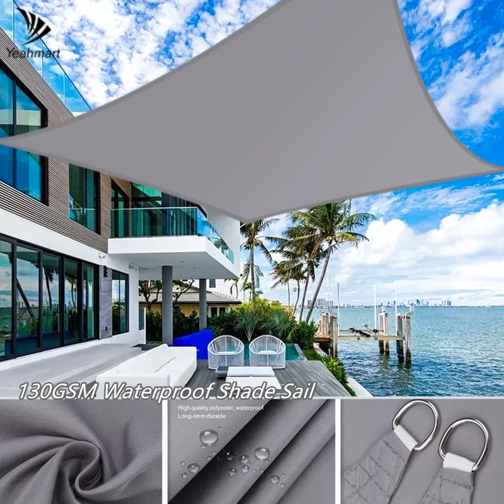 

Sun Shade Sail Rectangle Waterproof Outdoor Canopy Garden Patio Party Sunscreen Awning 98% UV Block Sunshade Cloth Sun Shelter