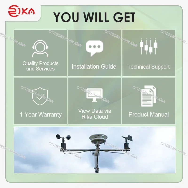 Цифровой аналоговый датчик 4-20 мА/RS485 с 3 чашками