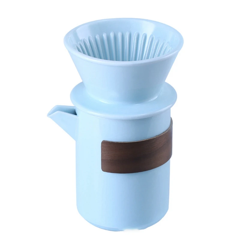 

Koonan Coffee Dripper Cup Coffee Drip Filter Pot Pour Over Coffee Maker Reusable Hand-Driving Coffee Brewing Filter Maker