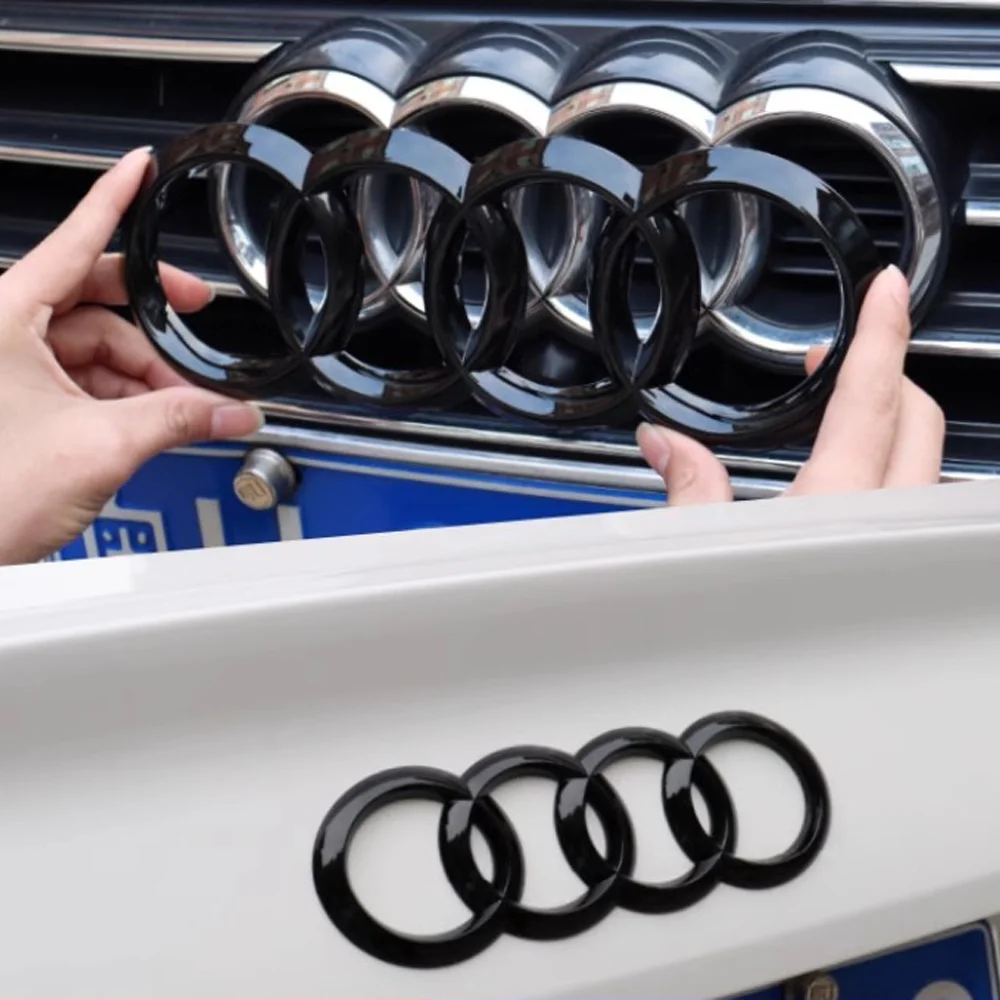 Логотип автомобиля значок передняя решетка задний багажник 4 кольца Эмблема Для