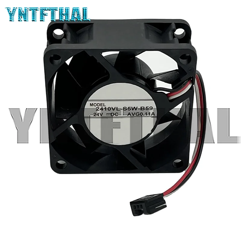 Оригинальный 2410VL-S5W-B59 DC24V 0.11A 60*60*25 мм трехстрочный охлаждающий вентилятор