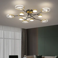nordic living room chandeliers creative luxury modern minimalist dining bedroom lights hall household atmospheric ceiling lamps