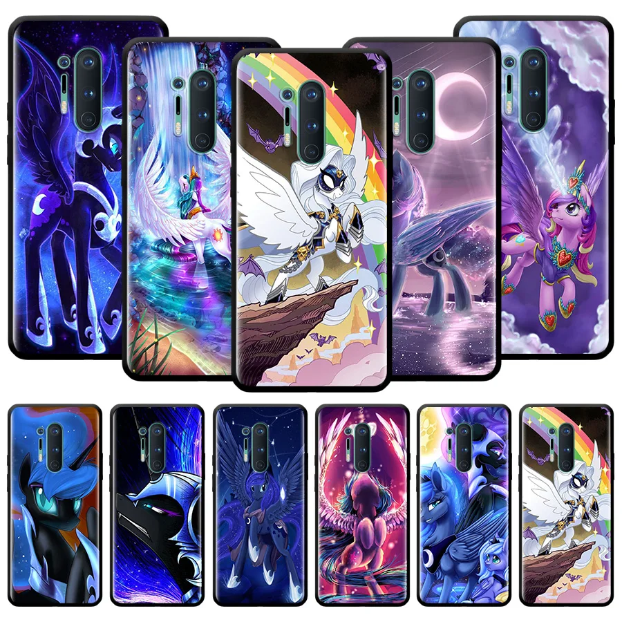 

Cartoon My Little Pony Silicone Case For Oneplus Nord N100 N200 N10 2 CE Z 7 8 9 9RT 9R 7T 8T Pro 5G Luxury Shockproof Shell TPU