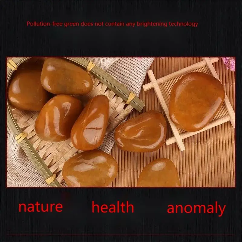 1KG Cobblestone Paving Courtyard Landscaping Natural Size Stone Rain Flower Stone Original Stone Goose Soft Warm Stone