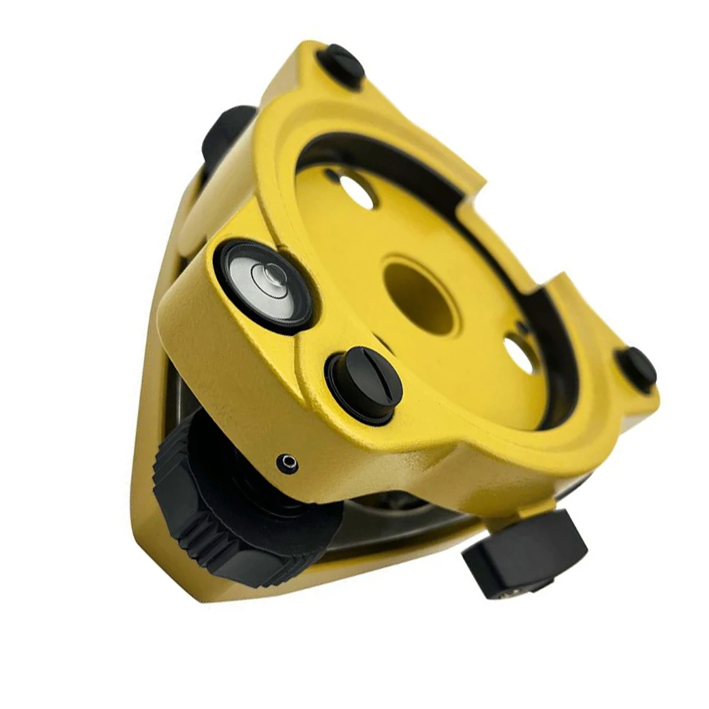 Optical Plummet GPS Adapter Total Station GPS Plummet Tribrach With 5/8 Rotate With Optical Yellow GPS Carrier