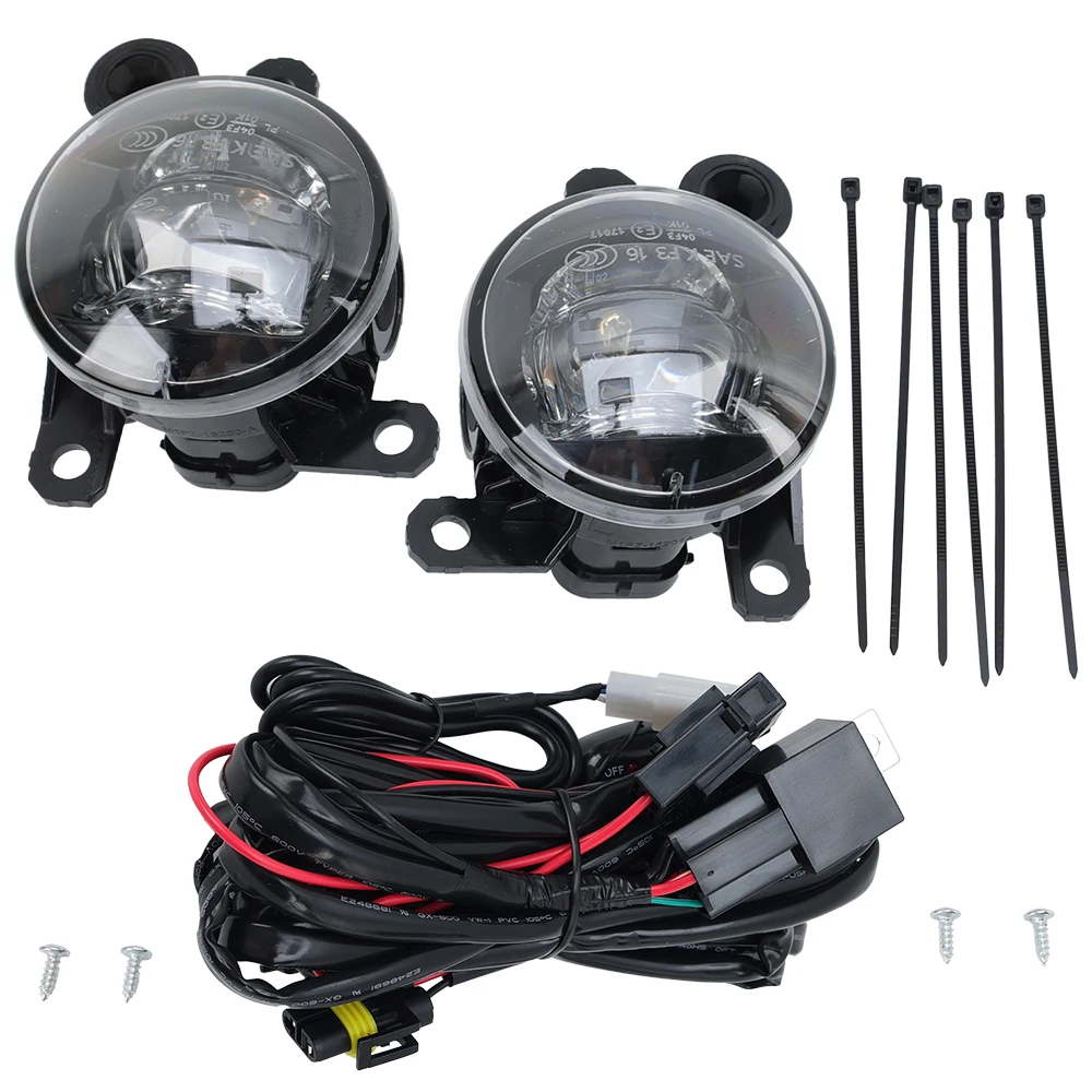 

Светодиодные противотуманные фары для Ford Bronco Sport 2021 2022-2023, комплект противотуманных фар, провод DRL, фары, автомобильные аксессуары, 1 пара