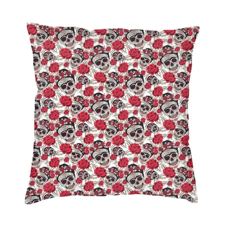 

Роскошный мексиканский сахарный чехол для диванной подушки с рисунком черепа мягкая подушка для Дня мертвых чехол для телефона