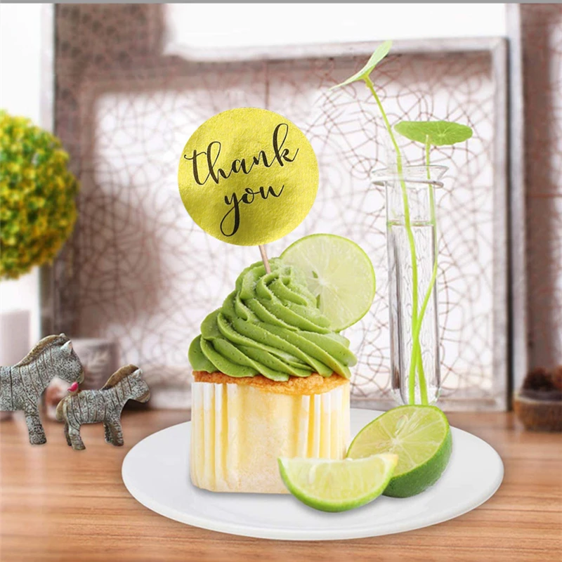 

100/500 шт. круглые этикетки, 1 дюйм, Золотая фольга, цветные, спасибо, наклейки для свадебных красивых подарочных открыток, этикетки для запечат...