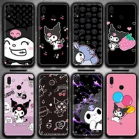 cartoon sanrio kuromi cute phone case for huawei y6p y8s y8p y5ii y5 y6 2019 p smart prime pro