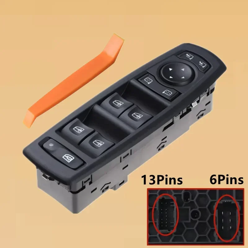 

Автомобильный главный переключатель стеклоподъемника, кнопка управления стеклоподъемником для Renault Fluence 2008-2016 254000006 Р 809610006 Р 7700817337