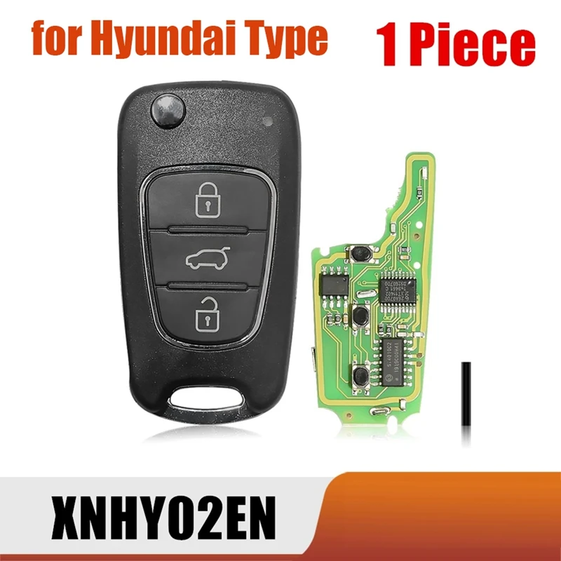 

Remote Key Fob Remote Key For Xhorse XNHY02EN Universal Wireless 3 Button For HYUNDAI Type For VVDI Key Tool