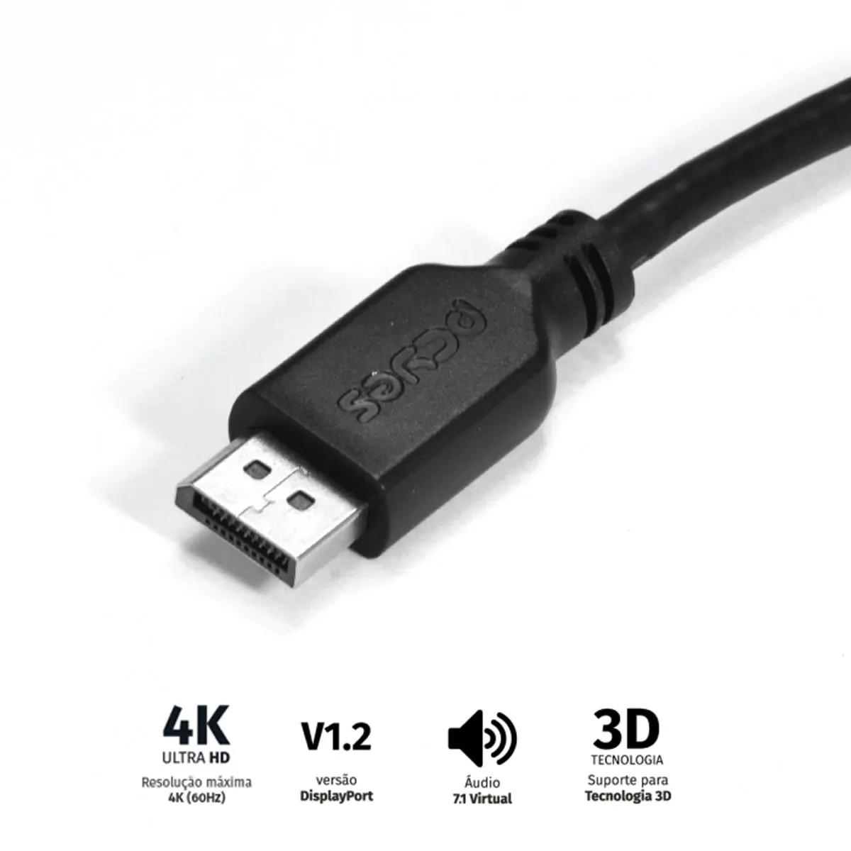 

CAPE DISPLAYPORT MACHO FOR DISPLAYPORT MACHO 2 METERS V1.2 - PDPM-2