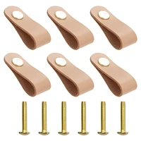 leather drawer pulls leather pulls with gold knobs soft handle pulls for drawer cupboard wardrobe shoe cabinet black brown
