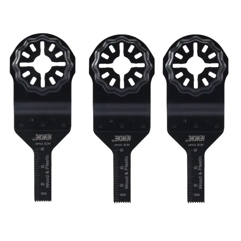 NEWONE HCS 10*40 мм для осциллирующего электроинструмента Starlock, пильные диски для всех деревянных гипсокартонов и пластиковых материалов