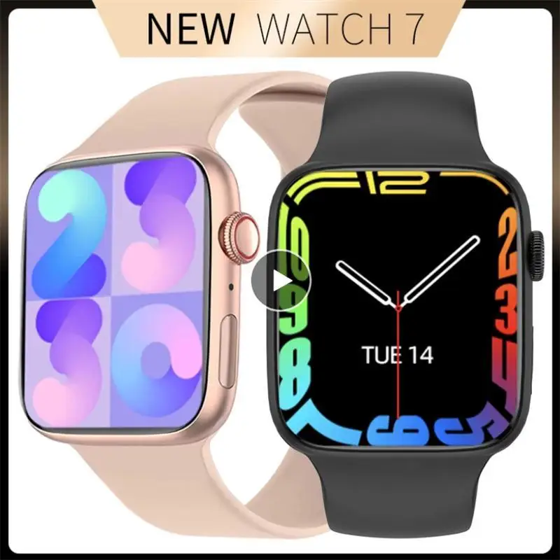 

Умные часы 7-го поколения для мужчин и женщин, контроль доступа, Hd-экран 1,9 дюйма, беспроводной зарядный циферблат, фитнес-браслет