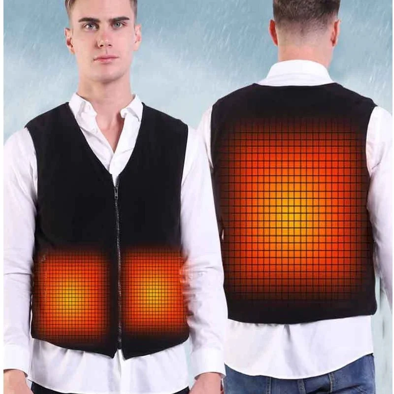 Infrared Hot USB Heating Men Women Vest Heated Outdoor Hiking Hunting Skiing Camping Electric Thermal Waistcoat Clothing Jacket