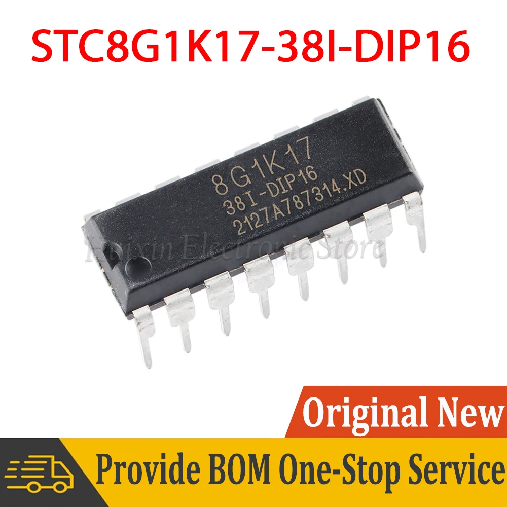 

STC8G1K17 STC8G1K17-38I-DIP16 STC8G1K17-38I Single Chip IC Microcontroller Micro Controller MCU
