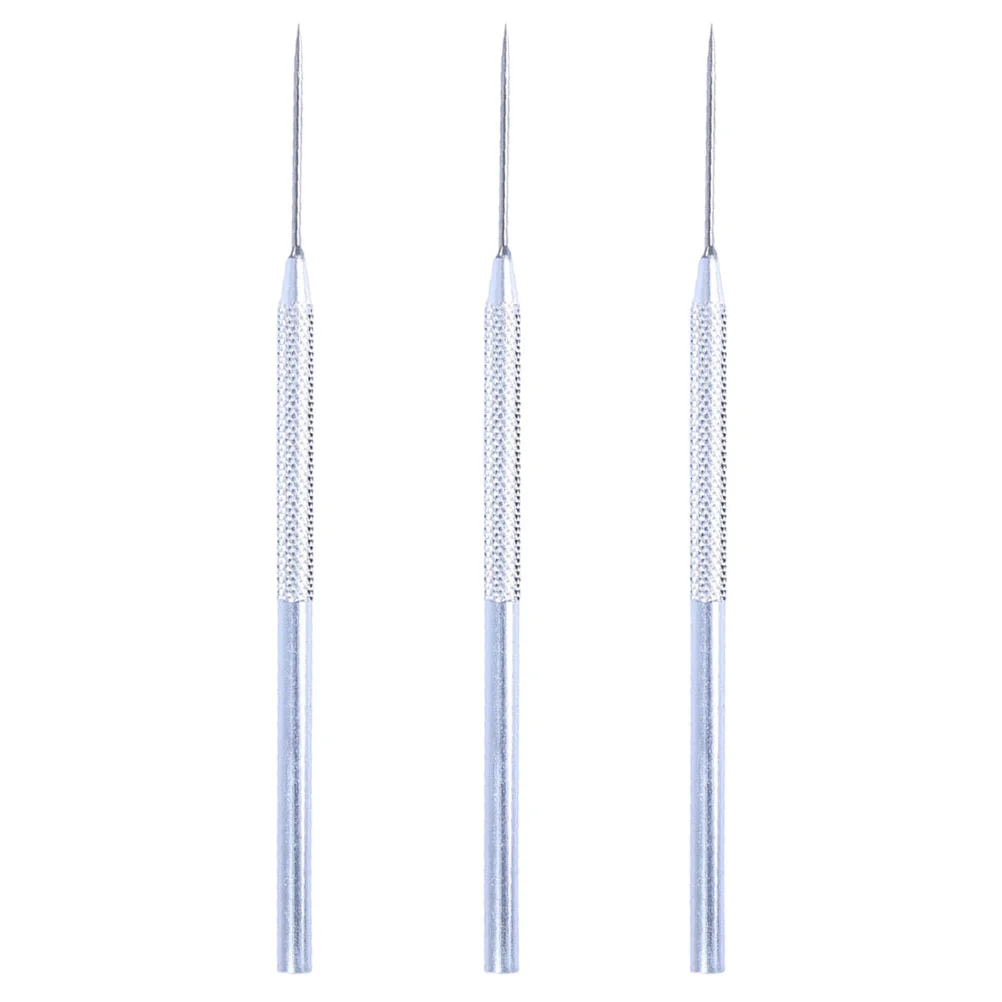 3 шт. инструменты для моделирования глины полимерный игольчатый пробойник