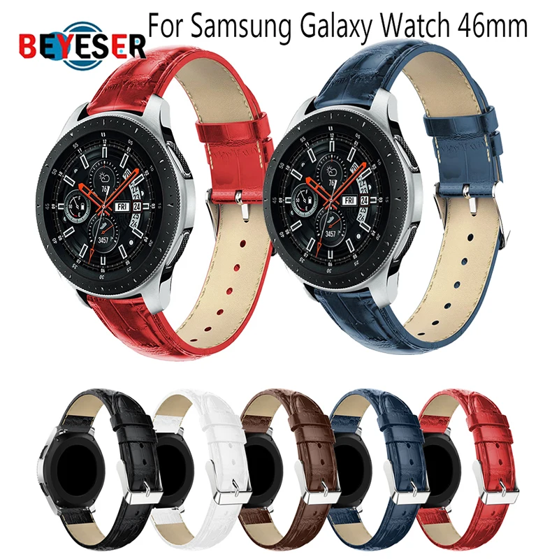 

Ремешок сменный из кожи для Samsung Galaxy Watch 3 45 мм 46 мм Gear S3