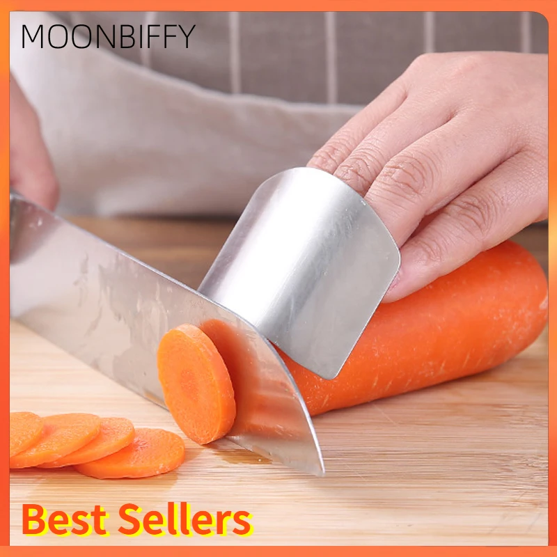 

1Pcs Stainless Steel Finger Protector Anti-cut Finger Guard Kitchen Tools Safe Vegetable Cutting Hand Protecter Kitchen Gadgets