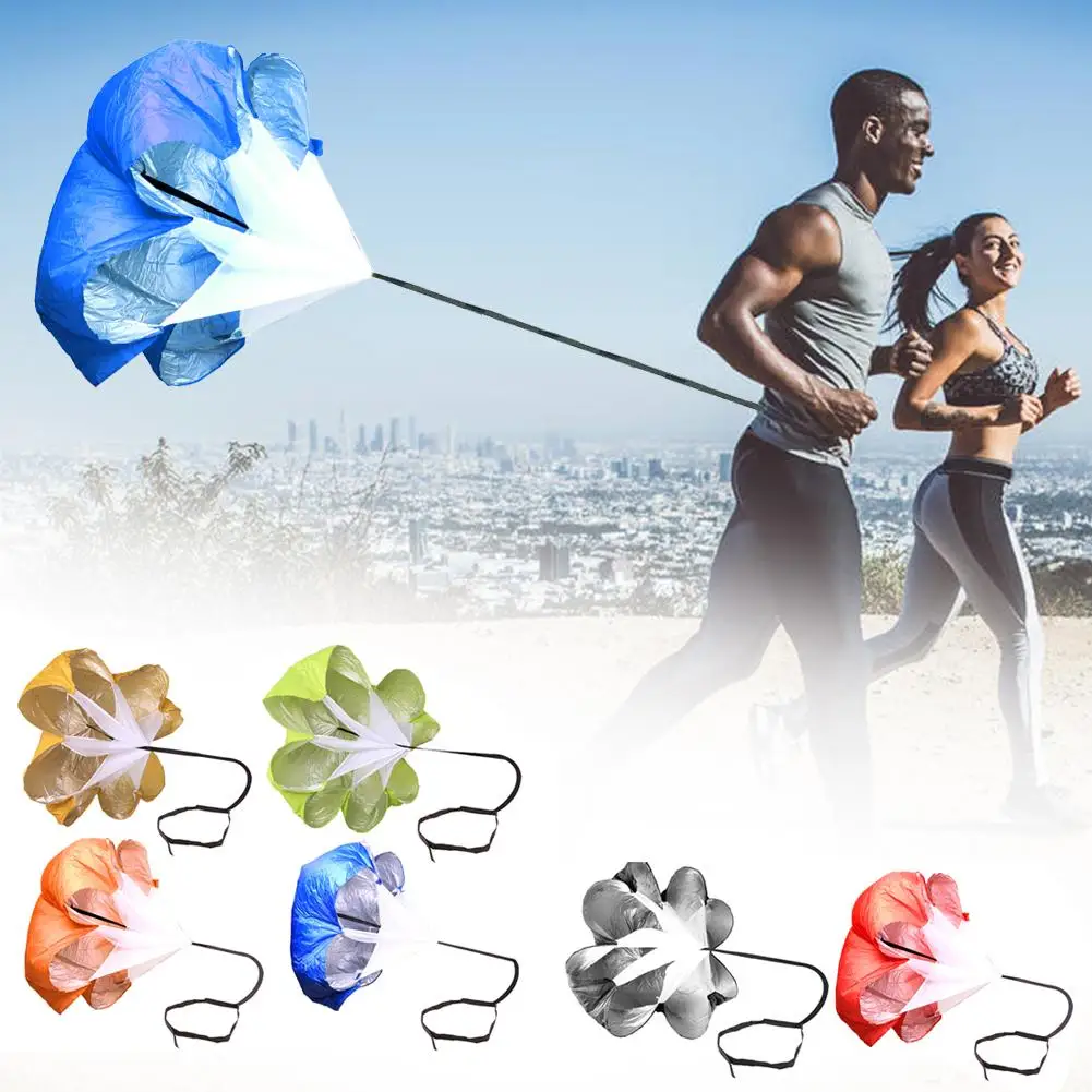 

Portable Football Resistance Umbrella Safety and Reliability Parachute Running Explosive Force Speed Umbrella 500x500x10mm