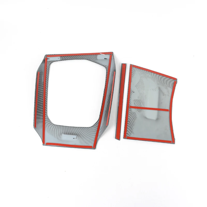 Carbon Fiber Color Center Console Gear Shift Frame Decoration Cover Trim For BMW 3 Series G20 2020-2022 LHD Interior Accessories images - 6