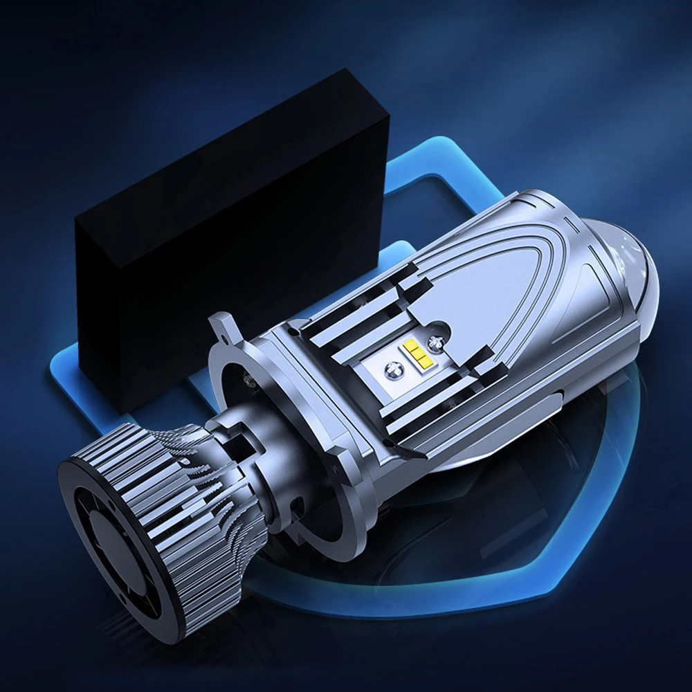 Фото 2 объектива микропроектора H4 LED Canbus 360 Вт автомобильные лампы H4 мотоциклетные противотуманные лампы 12V 24V LHD STG №4