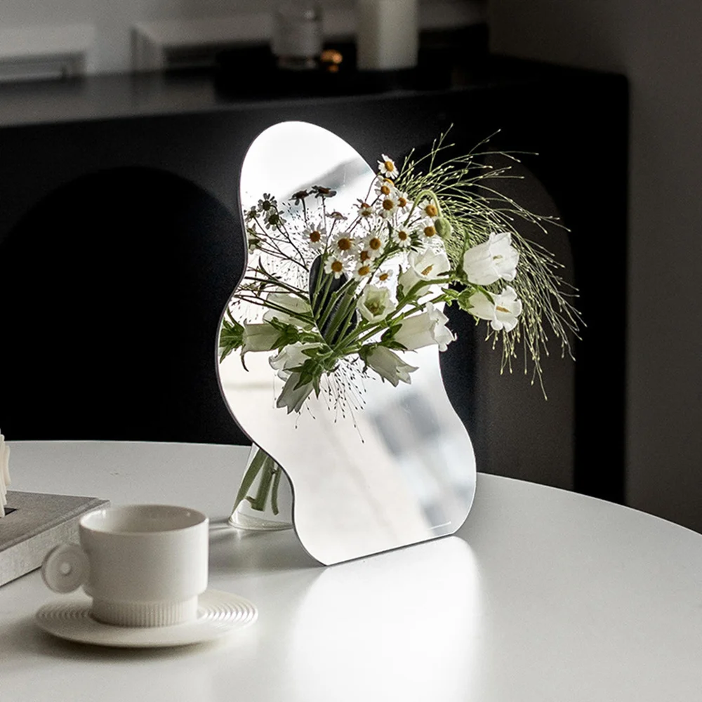 

Home ation Accessories for Living Acrylic Room Aesthetic Flower s Modern Art Decor Plant Vases