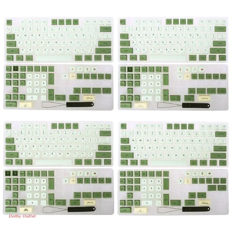 

Replacement Key Set 124pcs PBT Heat Sublimation for Mechanical Keyboard