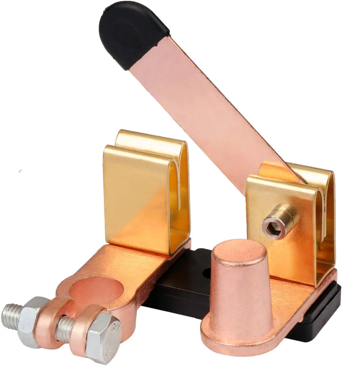 

Brass Battery Master Disconnector Cut Off Switch Battery Disconnect Switch For Car RV Marine Boat Truck Vehicle