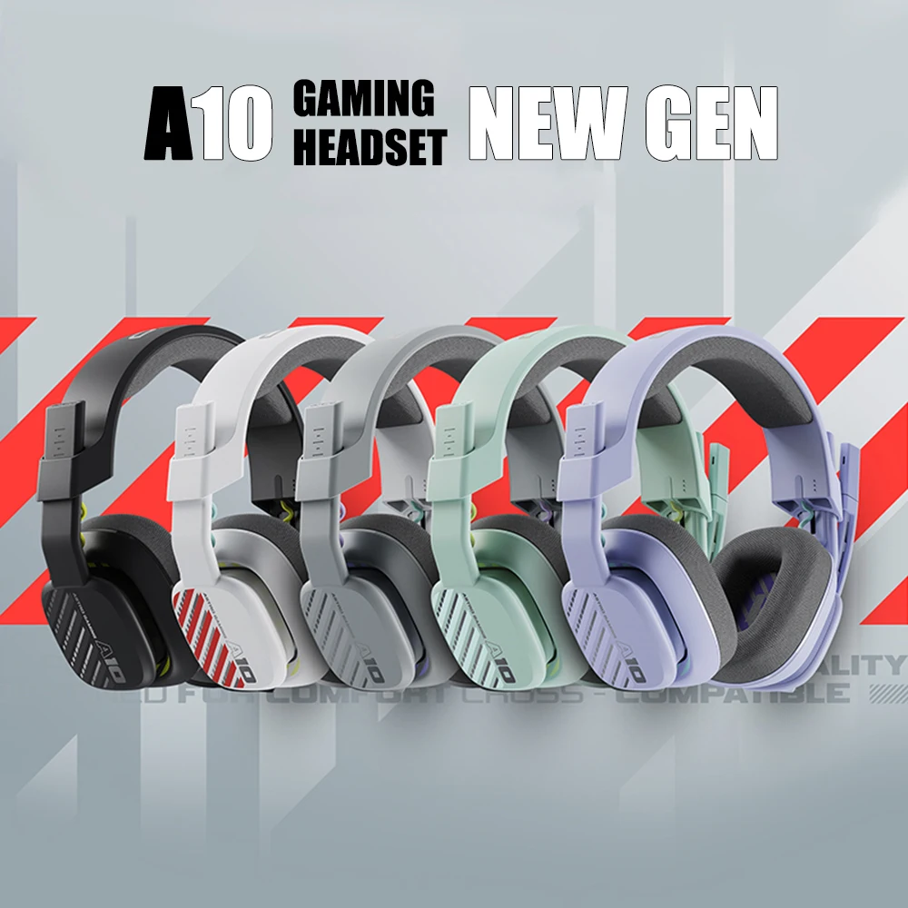 

Игровая гарнитура Logitech Astro A10 Gen 2, проводная гарнитура, Накладные наушники с откидным микрофоном, драйверы 32 мм для PS4 PS5