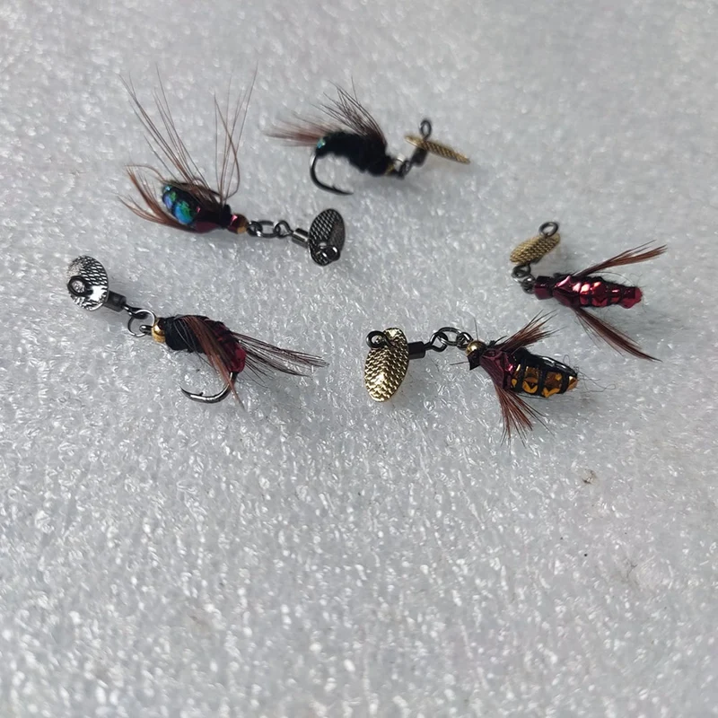 Приманка с блестками искусственный крючок для мух набор рыбалки микрообъемами