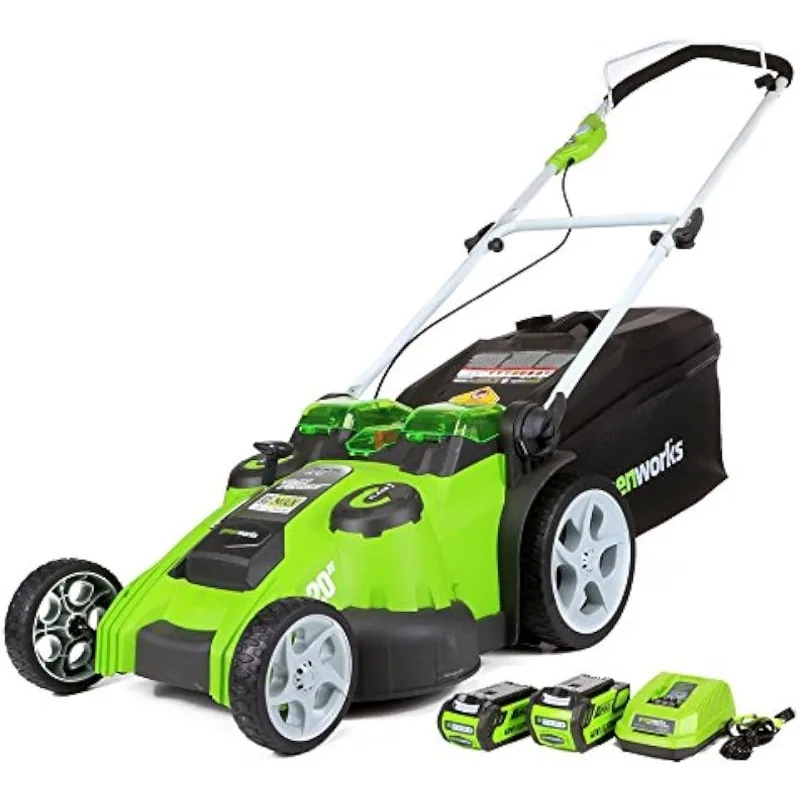 

40V 20-Inch Cordless (2-In-1) Push Lawn Mower, 4.0Ah + 2.0Ah Battery and Charger Included 25302