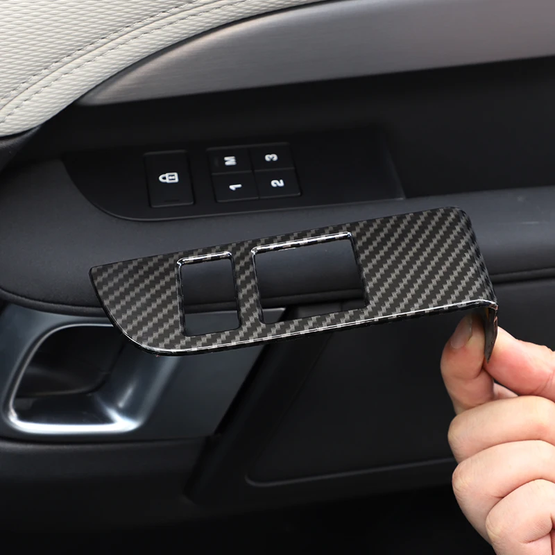 

For 21-22 Land Rover Discovery 5 Child Lock Decorative Frame Car Interior Accessories (High Model + Rear Door Warning) ABS