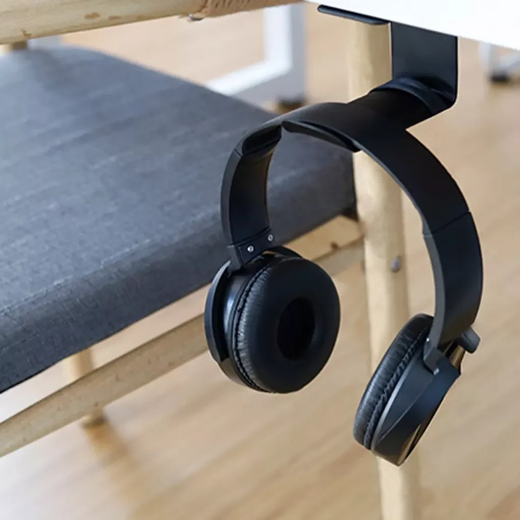 

Sticky Acrylic Headphone Bracket Sticker Wall Mounted Headset Holder Stand Under Desk Hanger Hook Earphones Display Stand Holder