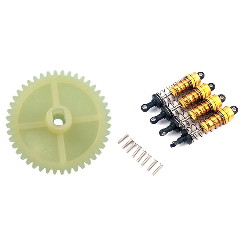 

Reduction Gear With 4Pcs Metal Shock Absorber Damper Replacement Accessory For Wltoys 144001 1/14 RC Drift Racing Car