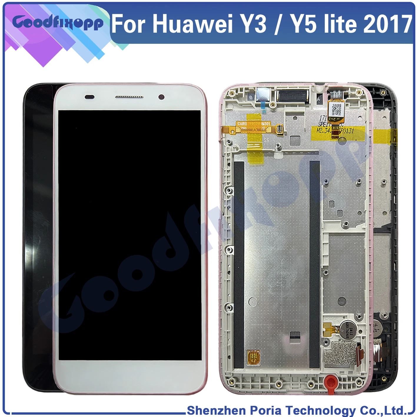 

5.0" inch For Huawei Y3 / Y5 lite 2017 CRO-L02 CRO-L22 CRO-L03 CRO-L23 CRO-U00 Screen LCD Display Touch Digitizer Assembly