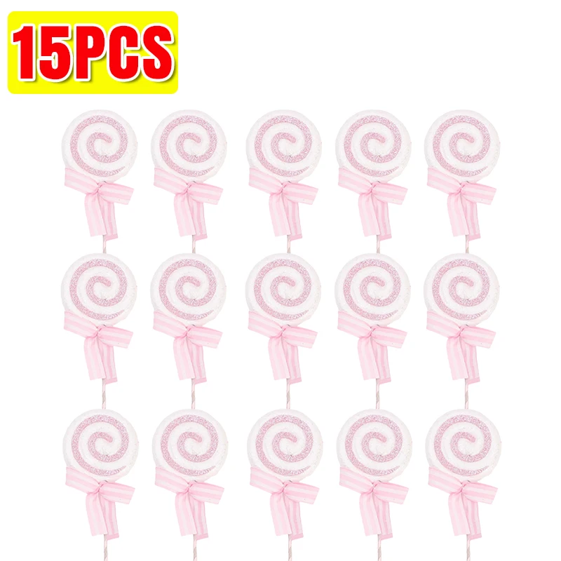 

Рождественские леденцовые украшения из пластика