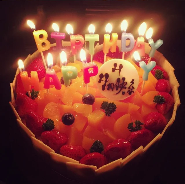 

20sets Colorful HAPPY BIRTHDAY Birthday Candles Cake Candles for Birthday Party Baby Shower Home Party Use Ideal Cake Decoration