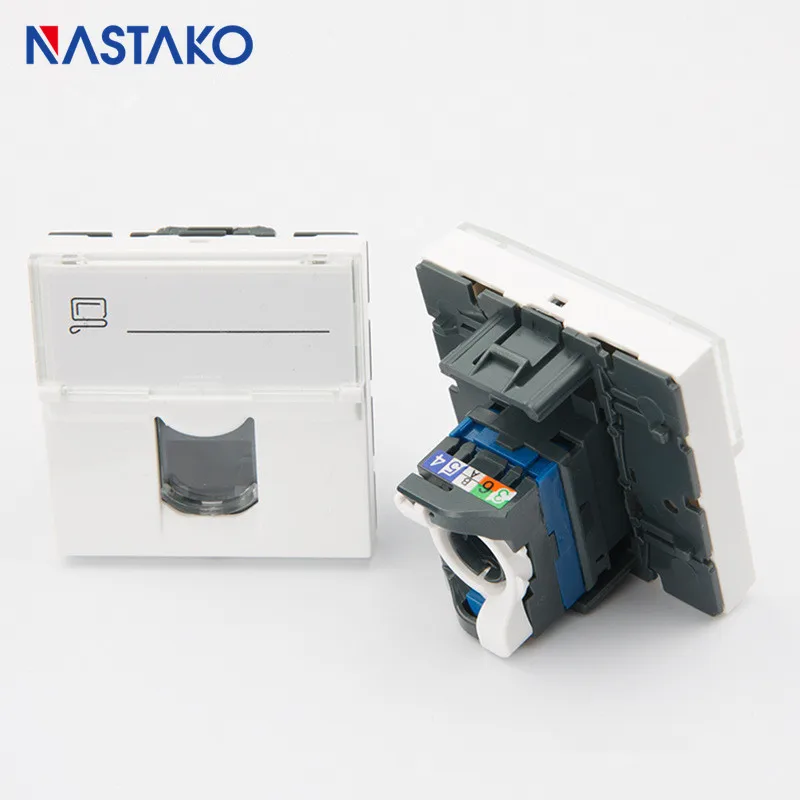 

Модульный сетевой разъем cat 6, RJ45, для подключения к сети Keystone Jack