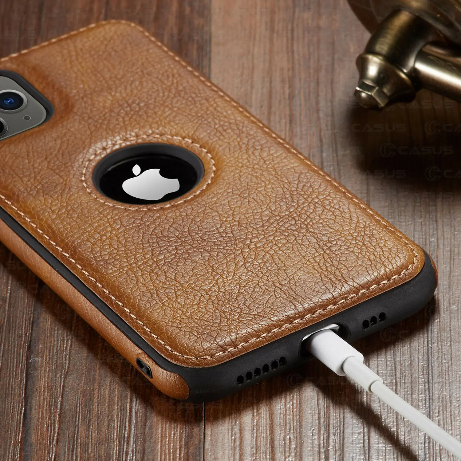 For iPhone 11 12  Pro Max Case Luxury Business Leather Stitching  Case Cover for iphone  13 14  pro max XR X 8 7 6  Case leather