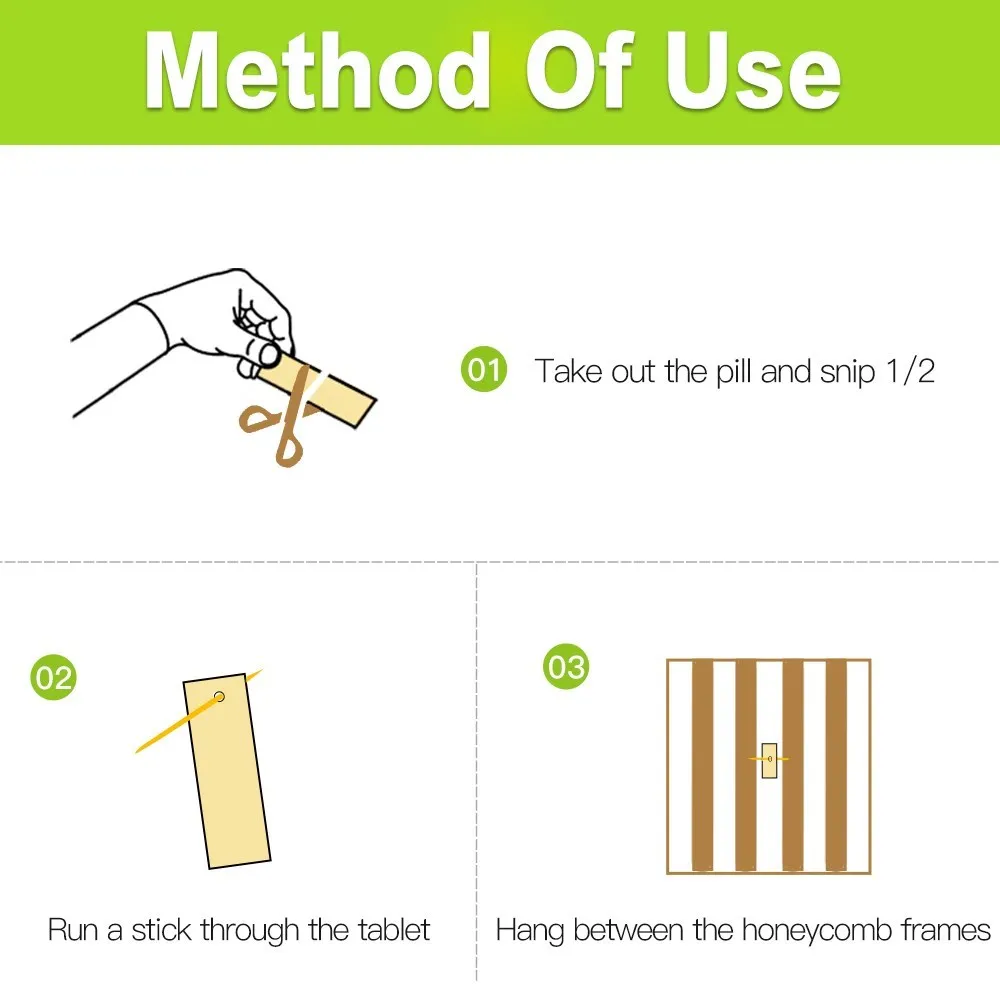 Doctor Bee 80 полосок Fluvalinate Strip очень активный убийца клещей пчелиных вароа ловушки