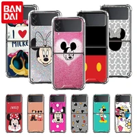 airbag coques for samsung galaxy z flip 3 5g mobile protective case foldable z flip3 fold phone cover cartoon mr mouses