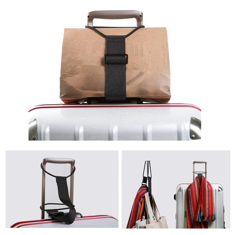 

Эластичный регулируемый ремешок для багажа, Эластичный банджи для переноски багажа, ремень для чемодана, дорожный безопасный, для ручной клади