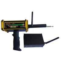 underground 100m long range metal gold detector with 3d led display 2 antennas plastic case