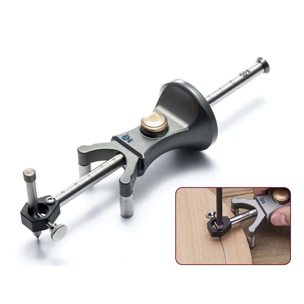 

Woodworking Measuring Tool Linear Arc Scriber Marking Gauge Scribers Parallel Line Drawing Tool DIY Wood Working Scribe Tools