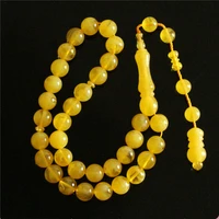 tasbeeh muslim rosary bead 12mm 33beads resin amber muslim tasbih tesbih islamic prayer