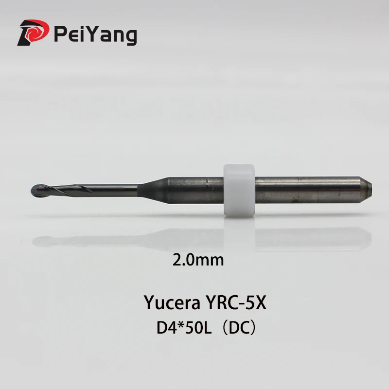 Фото Фрезы Yucera YRC-5X для обработки циркония, сверла 0.6/1.0/2.0 мм, высокое качество №2