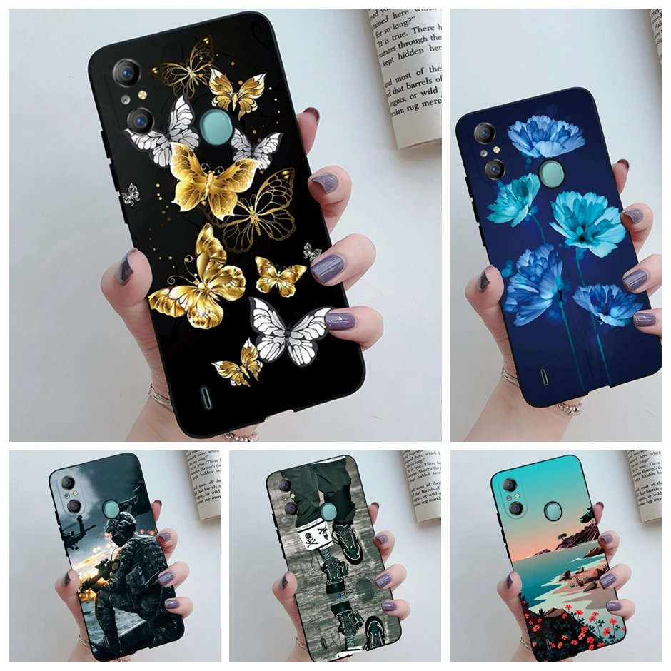 Чехол для Itel A58 A57 P37 Pro, мягкий силиконовый крутой мультяшный чехол для телефона Itel P37 a58 a57, модный крутой чехол с рисунком