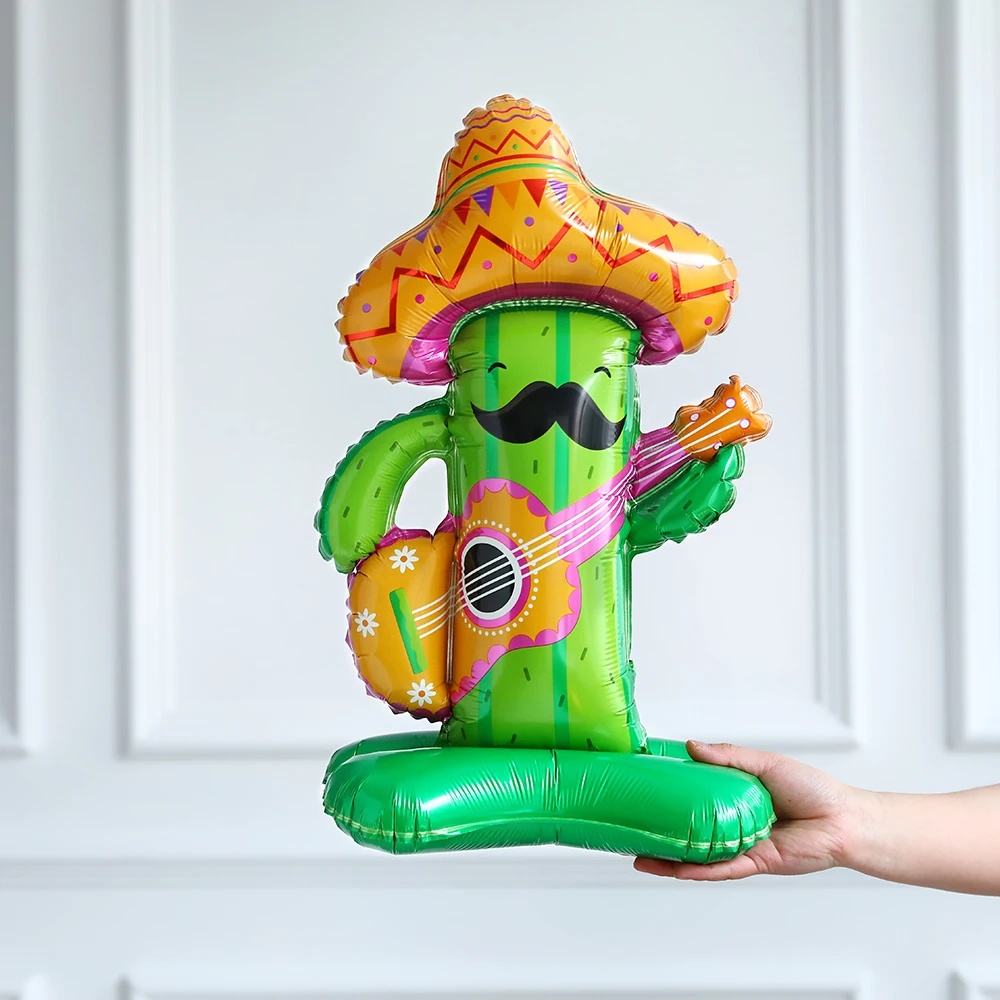 27 шт. Мексиканский праздник красочный латексный шар кактус лама фольгированный